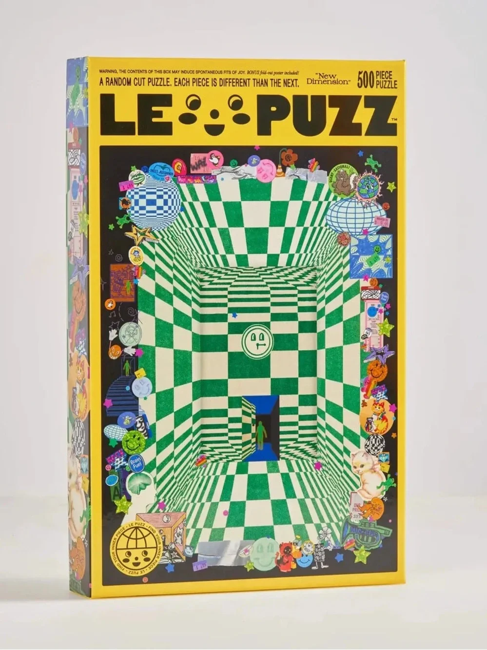Le Puzz “New Dimension” 500pc Puzzle- Rewina Beshue - Complete + Poster